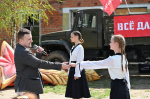 Фронтовая агитбригада дла концерт на Ивановой горе в Серпухове