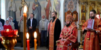 Архиепископ Подольский и Люберецкий Аксий совершил богослужение в одном из храмов Серпухова - Smitanka.Ru