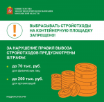 Серпуховичам напомнили о правильном обращении со строительными отходами в Подмосковье
