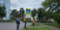 В районе детского сада «Радуга» и гимназии №1 обновили дорожные знаки - Regions.Ru