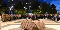 В День солидарности в борьбе с терроризмом в Серпухове зажгли свечи памяти - ОТВ-Серпухов
