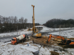 На путепроводе соединяющем старое Симферопольское шоссе и трассу М2 «Крым» возводят новый мост