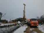 На путепроводе соединяющем старое Симферопольское шоссе и трассу М2 «Крым» возводят новый мост
