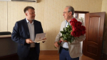 Глава Серпухова поздравил народного учителя Александра Лысикова